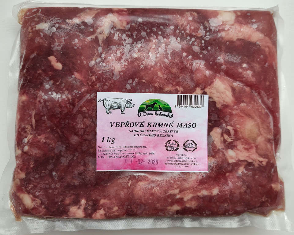 Vepřové maso hruboml. 1 Kg