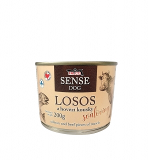 FALCO SENSE DOG 200g losos a hovězí