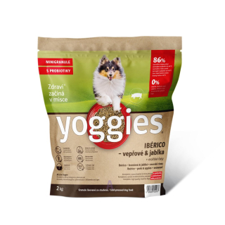 Yoggies MINI - Ibérico vepřové maso s jablky a probiotiky 2 kg