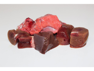 Hovězí droby mix kostky 1kg