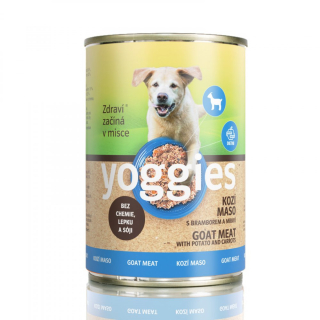 Yoggies - Kozí maso s bramborem a mrkví 400g