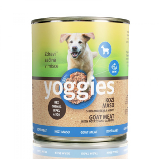 Yoggies - Kozí maso s bramborem a mrkví 800g